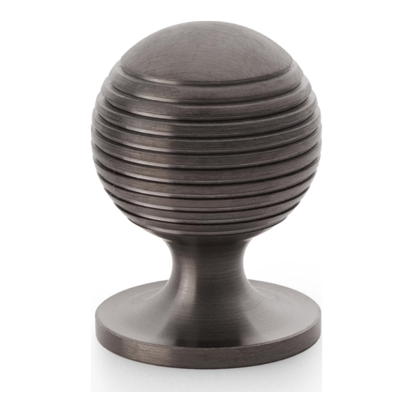 AW832-32-DBZPVD • 32mm • Dark Bronze • Alexander & Wilks Caesar Cupboard Knob on Round Rose